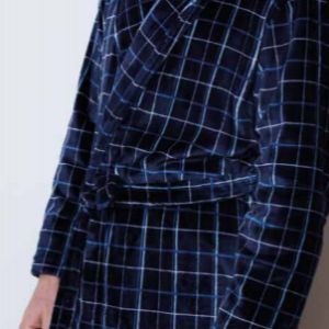 BATA CUADROS TERCIOPELO